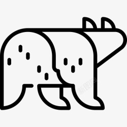 wombatWombatAustralia29线性图标高清图片