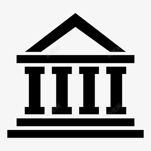 金融银行商业图标svg_新图网 https://ixintu.com 商业 存款 投资 货币 金融 银行