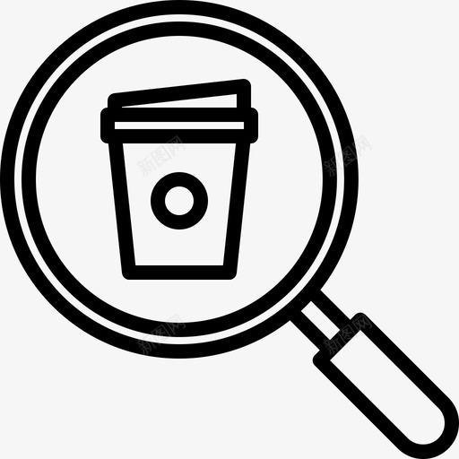 咖啡杯咖啡69线性图标svg_新图网 https://ixintu.com 咖啡 咖啡杯 线性