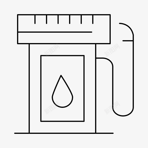 汽油滴工业图标svg_新图网 https://ixintu.com 2月 v5 工业 收集 汽油 界面 石油 网络