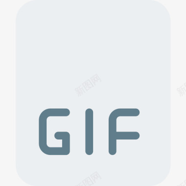 Gif文件图像文件3平面图标图标