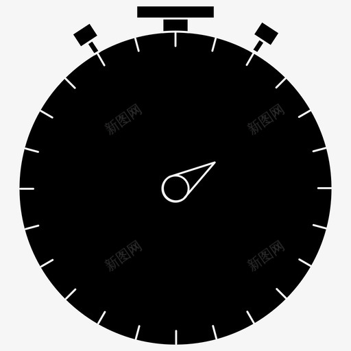 秒表警报通知图标svg_新图网 https://ixintu.com 秒表 警报 通知 铃声
