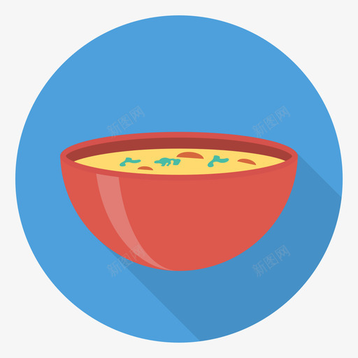 汤食品和饮料30圆形图标svg_新图网 https://ixintu.com 圆形 食品 饮料