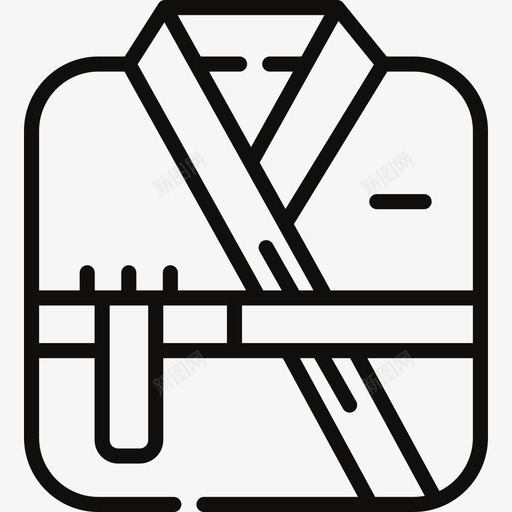和服武术31直系图标svg_新图网 https://ixintu.com 和服 武术 直系