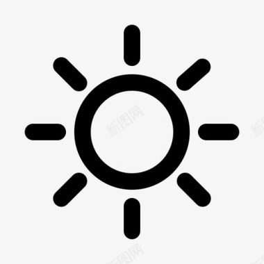 亮度阳光工具图标图标