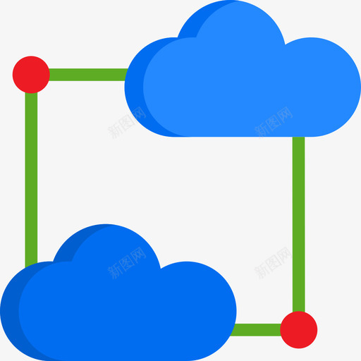云计算数据和网络管理3平面图标svg_新图网 https://ixintu.com 云计算 平面 数据 网络管理