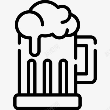 啤酒夜派对42直系图标图标