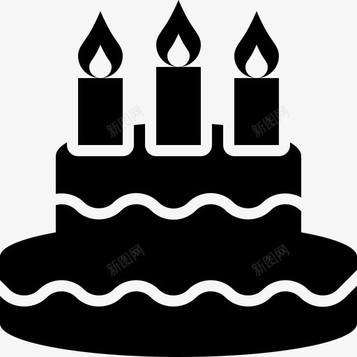 生日蛋糕蜡烛蛋糕庆祝活动和节日图标svg_新图网 https://ixintu.com 庆祝活动 生日蛋糕 节日 蛋糕 蜡烛