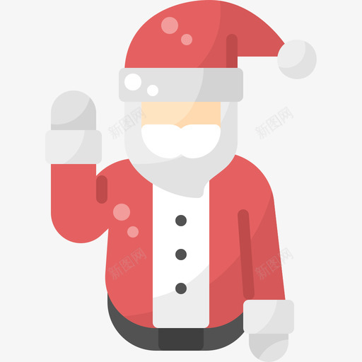 圣诞老人欢迎圣诞老人图标svg_新图网 https://ixintu.com 圣诞老人 欢迎
