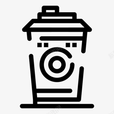 咖啡黑咖啡咖啡杯图标图标