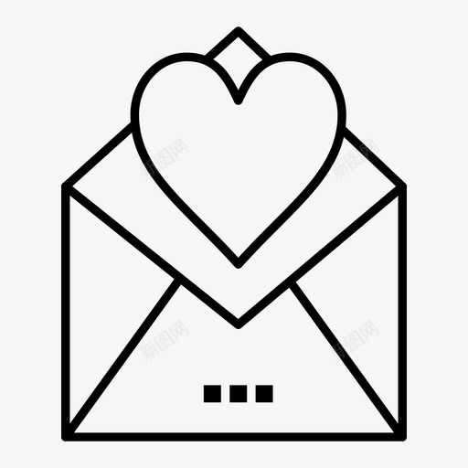 信件卡片爱情图标svg_新图网 https://ixintu.com 2月 v3 信件 卡片 情书 收集 爱情 界面 网页 邮件