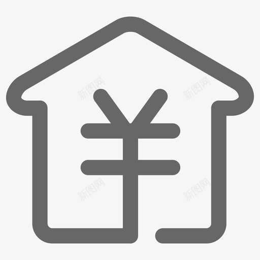 propertyfeesvg_新图网 https://ixintu.com propertyfee 物业缴费 线性