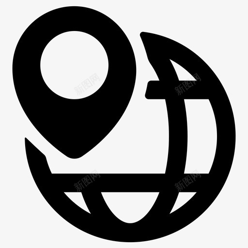 位置球销图标svg_新图网 https://ixintu.com 位置 导航 球销