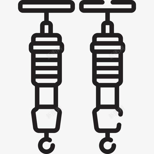 健身房普拉提3直线型图标svg_新图网 https://ixintu.com 健身房 普拉 直线 线型