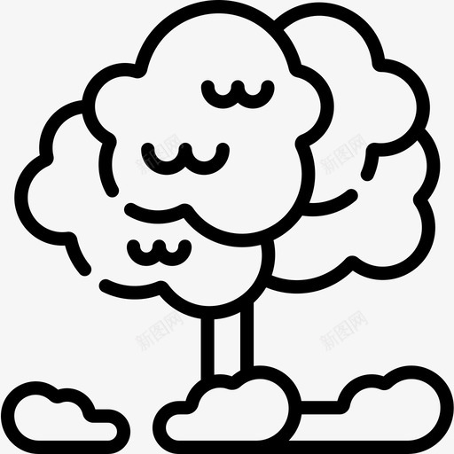 树自然93线性图标svg_新图网 https://ixintu.com 线性 自然