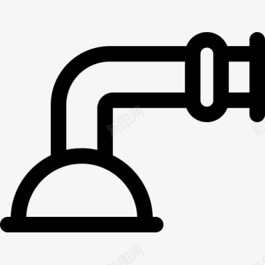 淋浴水管工15线性图标图标
