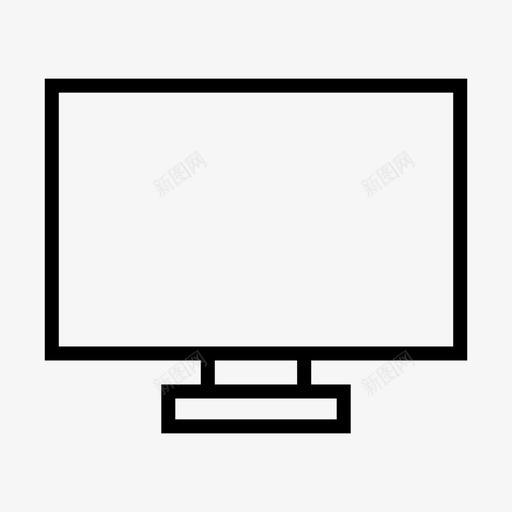 监视器显示器lcd图标svg_新图网 https://ixintu.com lcd 图标 屏幕 手表 显示器 监视器 轮廓