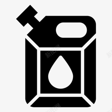石油桶甘蔗图标图标