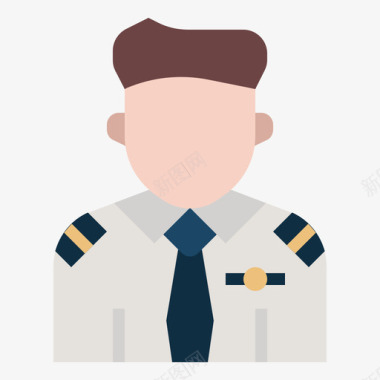 飞行员工作和职业2平图标图标