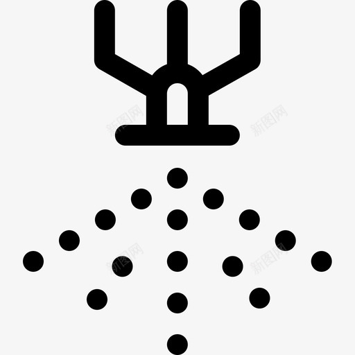 洒水器消防员6线性图标svg_新图网 https://ixintu.com 洒水器 消防员 线性