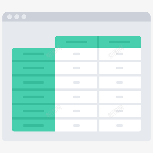 表网站7扁平图标svg_新图网 https://ixintu.com 扁平 网站