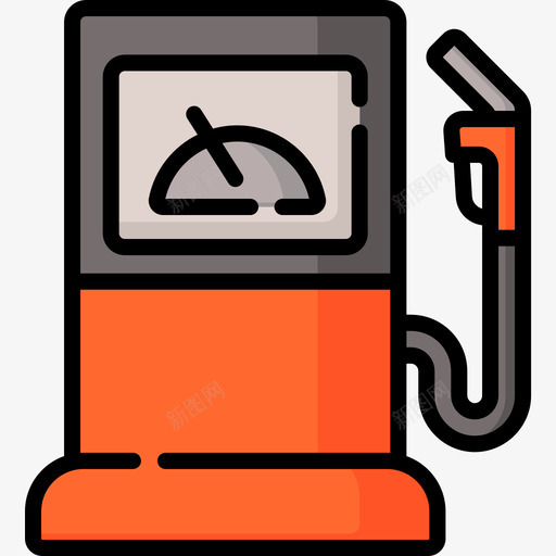 燃料站气候变化17线性颜色图标svg_新图网 https://ixintu.com 气候变化 燃料 线性 颜色