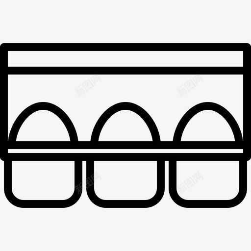 鸡蛋纸箱超市49直线型图标svg_新图网 https://ixintu.com 直线 纸箱 线型 超市 鸡蛋