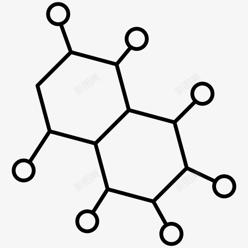 细胞原子电子图标svg_新图网 https://ixintu.com 分子 原子 图标 学校 教育 电子 科学 线图 细胞