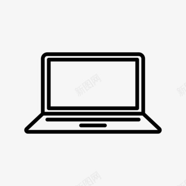笔记本电脑超级本windows图标图标