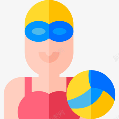水球体育头像16扁平图标图标