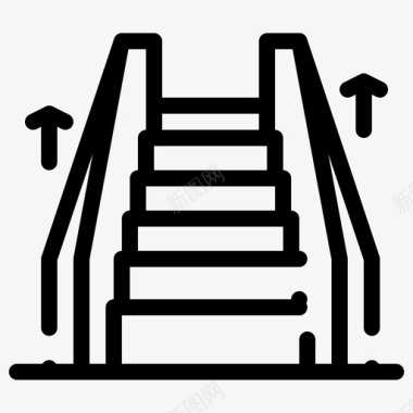 楼梯电动电梯图标图标