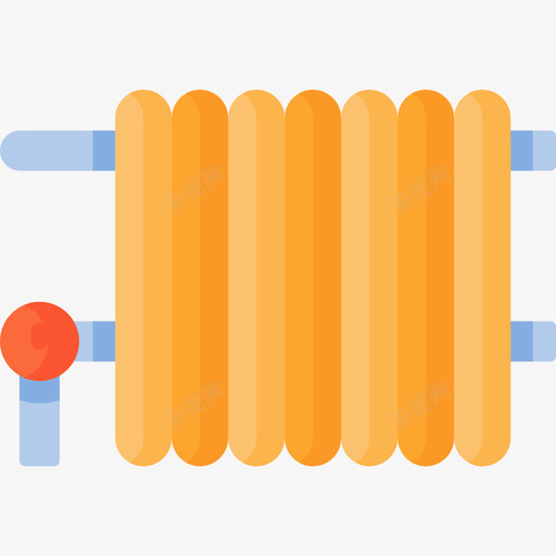 加热器冬季133扁平图标svg_新图网 https://ixintu.com 冬季 加热器 扁平