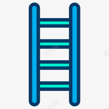 梯子修炼3线条颜色图标图标