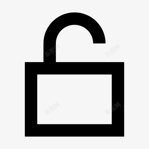 解锁交互开放图标svg_新图网 https://ixintu.com 交互 体验 开放 用户 用户界面 解锁