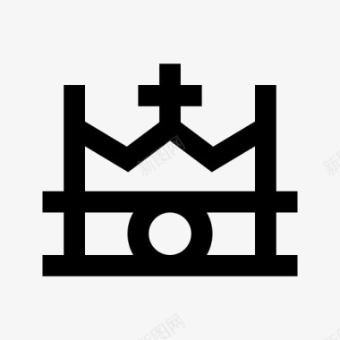 皇冠中世纪55直纹图标图标