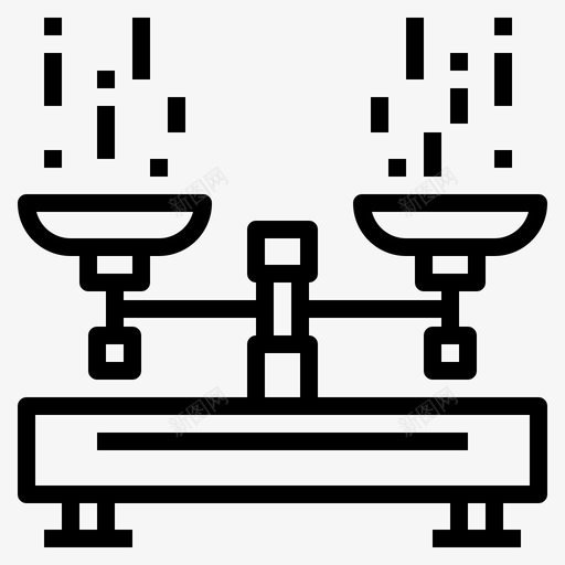 天平法官法律图标svg_新图网 https://ixintu.com 厨房 天平 法官 法官法 法律