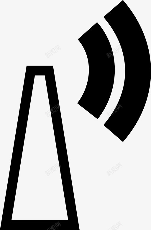 信号源rss图标svg_新图网 https://ixintu.com rss wifi 信号 共享 发射机