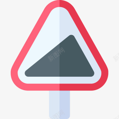 斜坡信号禁止9平坦图标图标