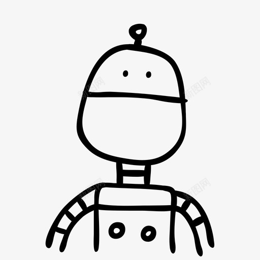 机器人钢铁天空图标svg_新图网 https://ixintu.com 人物 天空 机器人 角色 钢铁