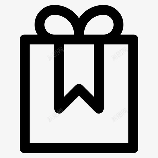 礼物盒子惊喜图标svg_新图网 https://ixintu.com 惊喜 概要 电子商务 盒子 礼物