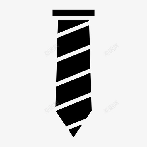 领带时尚款式图标svg_新图网 https://ixintu.com 时尚 款式 领带