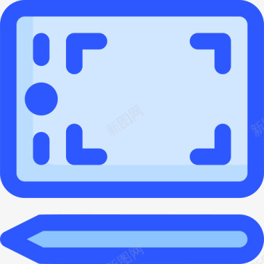 图形平板电脑电脑硬件39蓝色图标图标