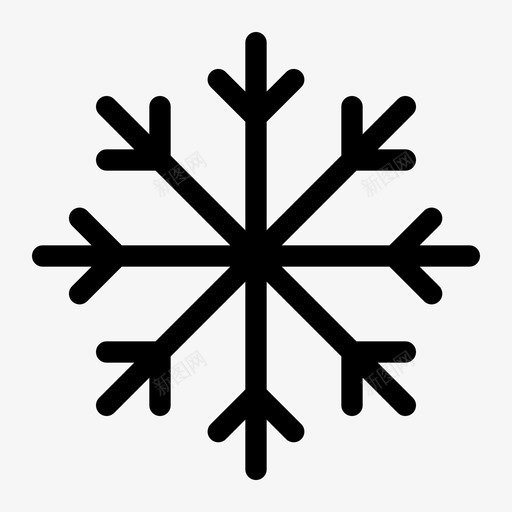 冷冻冷藏冰箱图标svg_新图网 https://ixintu.com 冰箱 冷冻 冷藏 物流 雪花