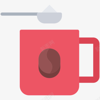 咖啡杯咖啡70扁平图标图标