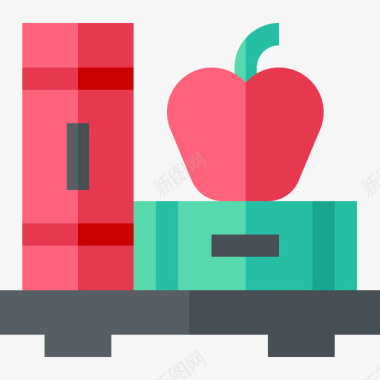 书籍知识24平面图标图标