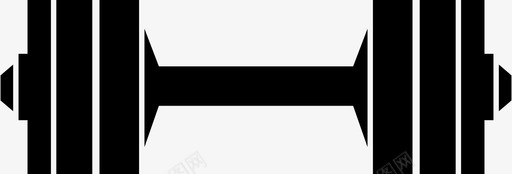 杠铃铁杆运动图标svg_新图网 https://ixintu.com 举重 杠铃 运动 铁杆