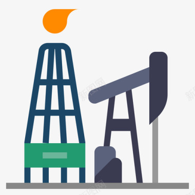 石油开采技术中断3持平图标图标