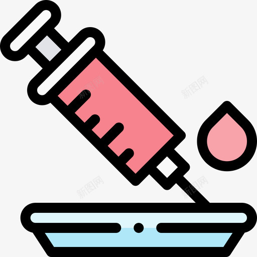 注射器药品31线性颜色图标svg_新图网 https://ixintu.com 注射器 线性 药品 颜色