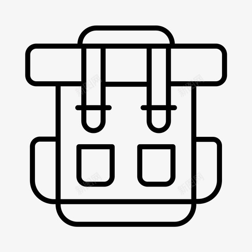 背包地球科学探险图标svg_新图网 https://ixintu.com 地球科学 地理 地质学家 探险 背包