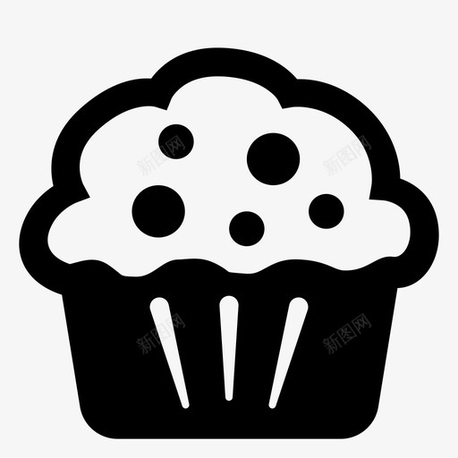 纸杯蛋糕牛肉饼饼干图标svg_新图网 https://ixintu.com 牛肉 甜点 纸杯 肉饼 蛋糕 饼干